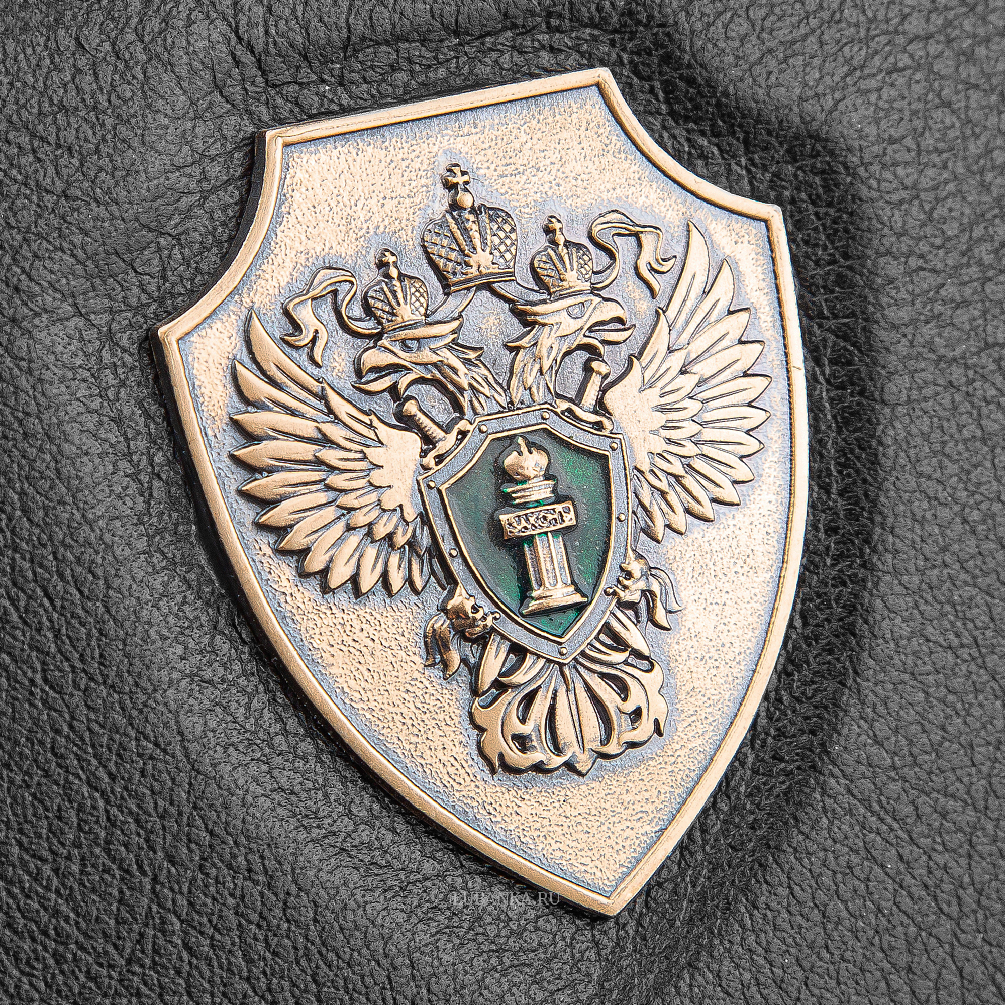 Обложка для автодокументов и удостоверения Прокуратура с жетоном чёрная