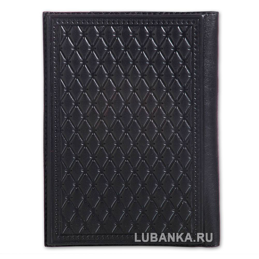 Обложка для паспорта «Инженерные войска», чёрная